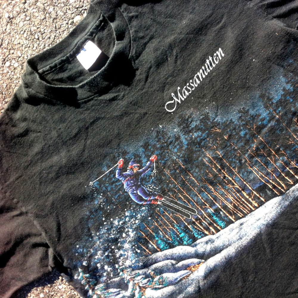 VTG 90s USA SKI TEE HIPSTER SWAG SPORT STREETWEAR